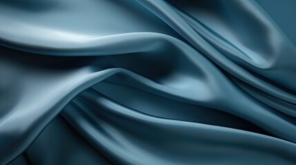  a close up of a blue cloth with a very wavy design on the top of the fabric and bottom of the fabric.  generative ai