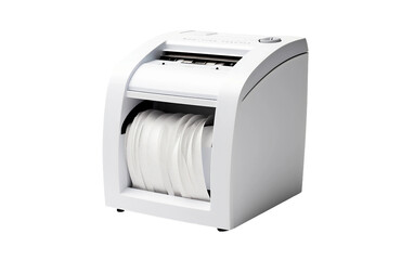 Paper Shredder on Clear Canvas