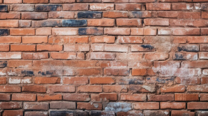Red Brick Wall Texture Background