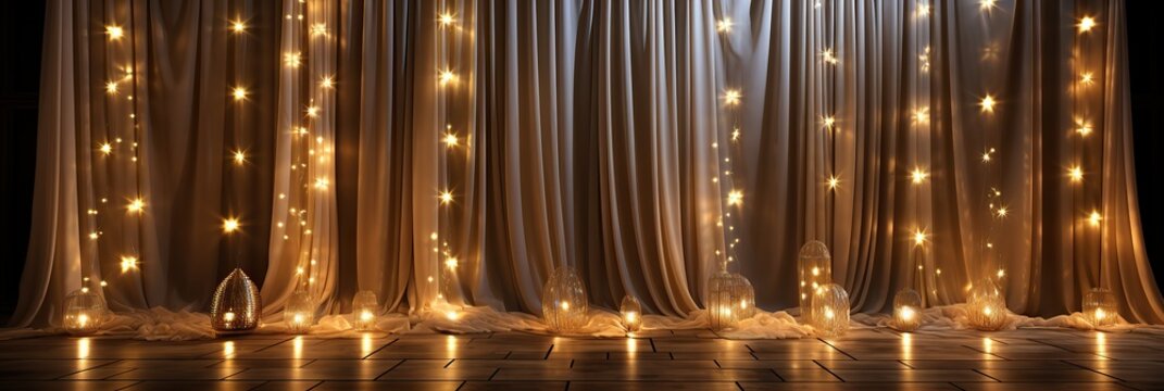 LED Light Curtains for Birthday Party,  Christmas Decoration, New Year's Eve 
