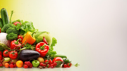 A Healthy Food Background for PowerPoint Presentations or Designs.