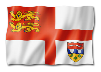 Brecqhou island flag, UK