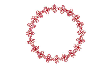 Circle Monogram Frame Border With Transparent Background