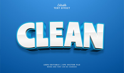 Text Effect Clean Editable Text Effect 3d Style.
