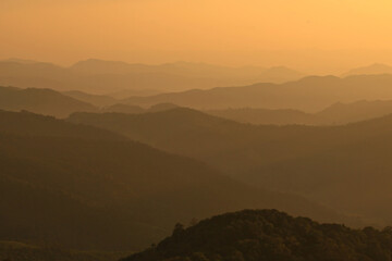 Doi Sam Muen viewpoint Doi Inthanon National Park Chiang Mai Province, Thailand