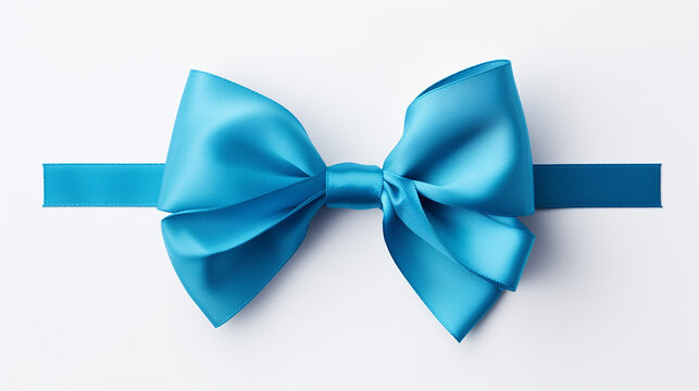 barbante la&ccedil;o de presente azul, fundo branco