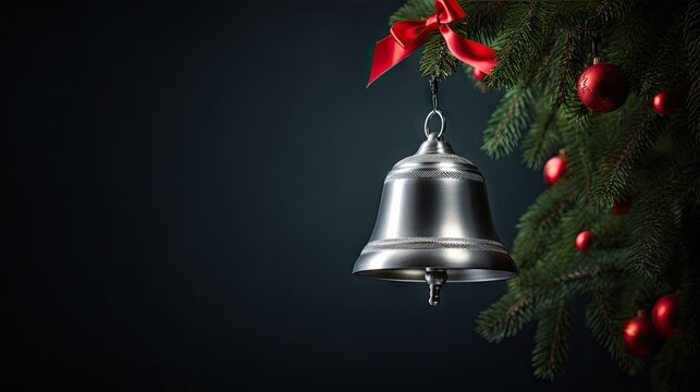 HD Two Silver Christmas Decorated Bells PNG  Christmas bells, Silver  christmas, Silver bells