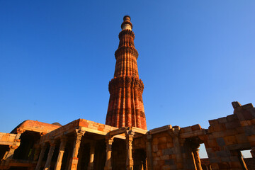 Qutub Minar Complex OF Delhi’s tower of victory. This 73m 12th-century minaret is Delhi’s Eiffel Tower or Big Ben – the single most important symbol of the city.