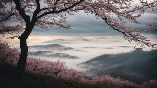 Japanese landscape	
