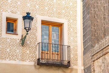 Architectural detail in the old town of Segovia, Spain