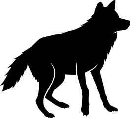 wolf silhouette