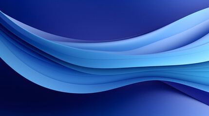 Abstract organic blue lines as wallpaper background illustration
