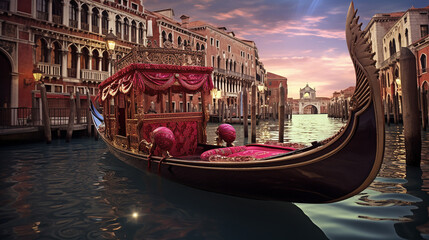 barco em veneza 
