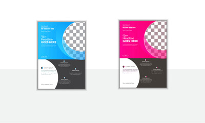 the most innovative ideas for a creative modern business  flyer template 