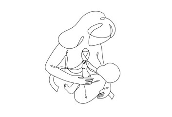 AIDS. Breast-feeding. One line