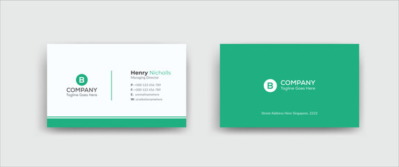 Modern Corporate Business Card Design Template