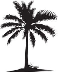 Palm Tree Silhouettes EPS  Vector Palm Clipart Palm Collection