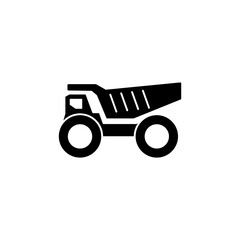 Dump Truck concept line icon. Simple element illustration. Dump Truck concept outline symbol design.