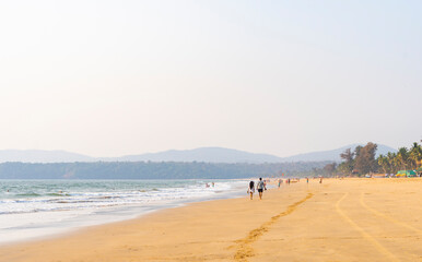 Fototapeta na wymiar Agonda beach, South Goa, India