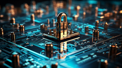 Cyber Security Data Centr. Protection Business Technology Privacy concept. 