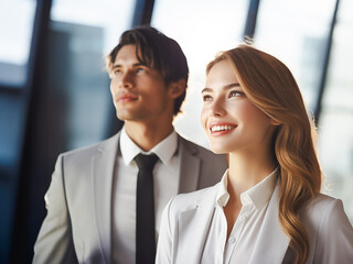 男女のビジネスマン