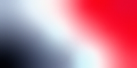 Abstract red white blue tricolor flag gradient. Pastel multicolor gradient foil shimmer background texture. pink burnt blue white fiery golden foil, Color gradient, ombre. Rough, grain, noise.