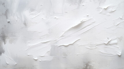 White paint texture, pallet knife paint on canvas, oli paint background art concept