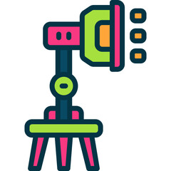 spotlight filled color icon. vector icon for your website, mobile, presentation, and logo design.