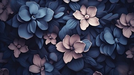 Floral background natural pattern concept wall