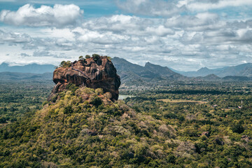 Sigiriya Sri Lanka Panorama 1 - 676040877