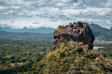 Sigiriya Sri Lanka Panorama 2 - obrazy, fototapety, plakaty