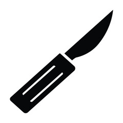 Scalpel icon design, illustration design