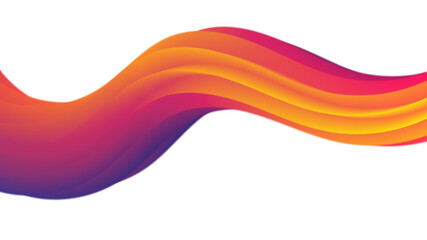 Modern vibrant colorful 3d fluid background vector. Multi-color bright gradient banner backdrop with abstract 3d fluid shape. 3D blend colorful gradient shapes vector background.