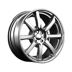 Obraz premium Exploring the Beauty of a Silver Rim Against Black