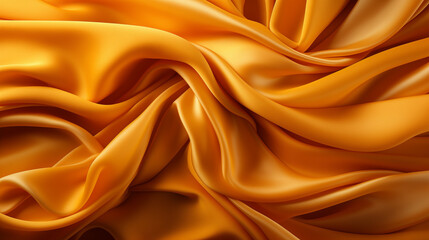 Satin Stoff, Seide, Textur, Hintergrund, weich, samt, orange, Textil