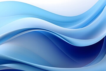 Fototapeta premium beautiful blue wallpaper with a smooth wave wallpaper, 3D digital wave structure of blue colors. blue wave with colorful swirls.