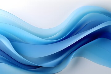 Fototapeta premium beautiful blue wallpaper with a smooth wave wallpaper, 3D digital wave structure of blue colors. blue wave with colorful swirls.