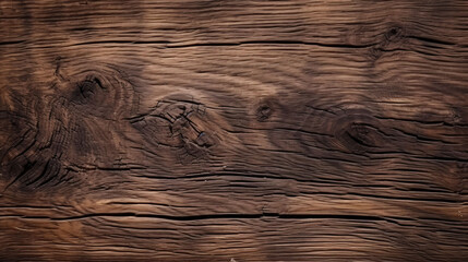  texture of old dark cracked wood with knots 