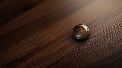rings on a wooden table