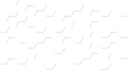 3D Futuristic abstract honeycomb mosaic white background. geometric mesh cell texture.	

