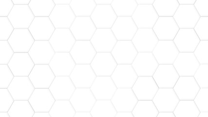 Abstract white hexagonal background. Luxury white pattern. 3D Futuristic abstract honeycomb mosaic white background. geometric mesh cell texture. Vector Illustration.	
