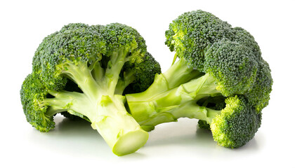 broccoli isolated on white background, cutout