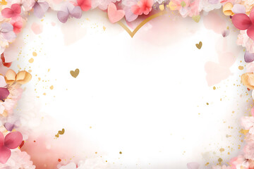 Obraz na płótnie Canvas Abstract background for Valentine's Day greeting card.