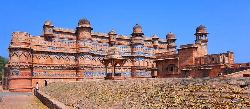 Gwalior Fort commonly known as the Gwaliiyar Qila. The fort has existed at least since the 10th century