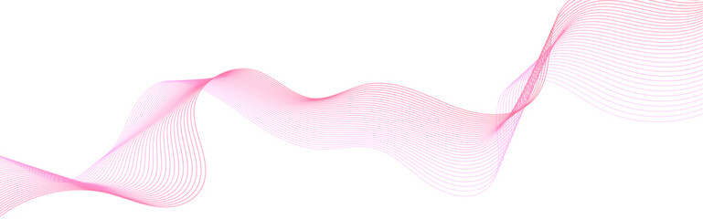 Fototapeta premium Dynamic gradient colorful flowing wave design element. Abstract wavy lines gradient vector line blend element. 