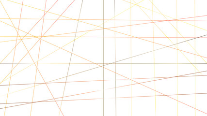 Low poly abstract white and golden lines background vector. Random line pattern background. Random chaotic lines abstract geometric pattern vector background.