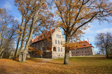 Cesvaine Castle is an example of European historicism, which combines architecture, sculpture, metal art and painting