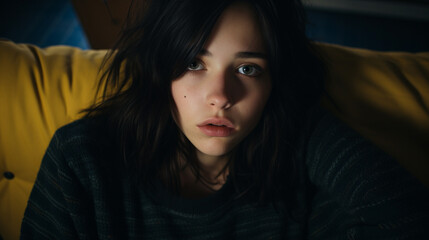 portrait of a teenage girl