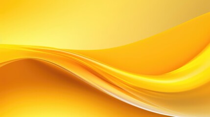 Bright Yellow Wave Background 