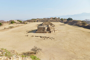 The stunning hilltop ruins of Monte Alban, the former Zapotec capital